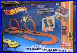 BRAND NEW Hot Wheels 2.4GHz Wireless Zero Gravity Slot Car Track Set