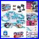 BUBUQE 690 Dual-Player Slot Car Race Track Set for Kids 6-12 Circular Overpass