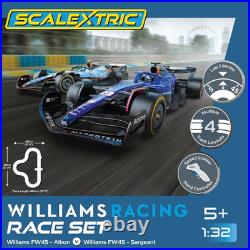 C1450T Williams Racing Race Set Mains Power Slot Car Race Track Sets, 132 Sca