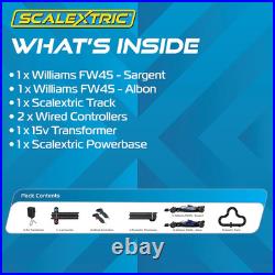 C1450T Williams Racing Race Set Mains Power Slot Car Race Track Sets, 132 Sca