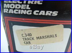 C340 Scalextric Track Marshals Car, mint new boxed