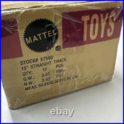 CASE Mattel Hot Wheels Formula Tyco 15 Straight Track #37590 (12Pks, 24Pcs) NEW