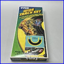 CASE New In Box! Tyco Slot Car TRACK BERM Wide Racing #6784 with 2x Turns HTF