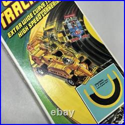 CASE New In Box! Tyco Slot Car TRACK BERM Wide Racing #6784 with 2x Turns HTF