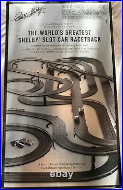 Carol Shelby Slot Car Racetrack Collectors Set, More than 63 feet of track
