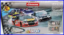 Carrera Evolution NASCAR Racing 20025217 Track Set #14 Stewart #4 Harvick NEW