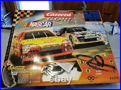 Carrera GO! 62076 NASCAR Slot Car Race track with tons of extra track and part