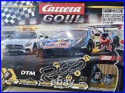 Carrera GO! DTM Power Run 1/43 Scale Slot Car Racing Track Set 20062543