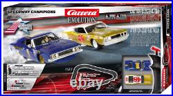 Carrera Speedway Champions 132 Slot Car Race Track Set WithLights 20025241