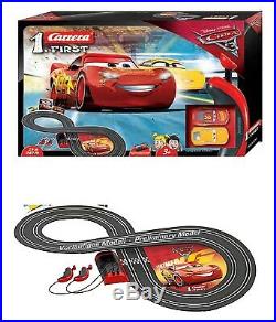 Cars 3 Lightning McQueen RC IR Carrera Remote Control Slot Car Race Track Ages 3