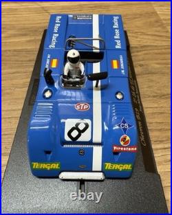 Chevron B19 Slot Car GB Track NOS in Display Case Red Rose Racing Firestone 1971