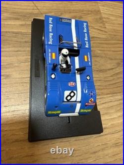 Chevron B19 Slot Car GB Track NOS in Display Case Red Rose Racing Firestone 1971