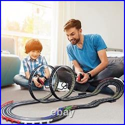 Cusocue High-Speed Electric Powered Super Loop Speedway Slot Car Track Set Tw
