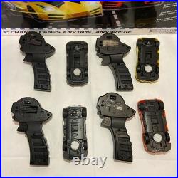 DMXSLOTS DMX Racer 4-Car 2.4GHz Slot Car Set, Multi-Color, 18' Track