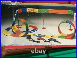 Darda Slot Car Track Set Sky Racer Complete With Cars Electric Race Set