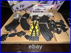 Daytona 500 SPEEDWAY Life Like Racing HO Set 23' Race Track 2 Fast Tracker Cars