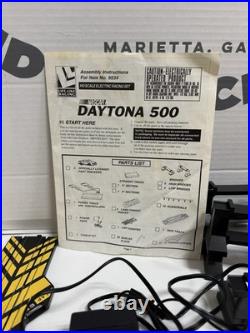 Daytona 500 SPEEDWAY Life Like Racing HO Set 23' Race Track 2 Fast Tracker Cars