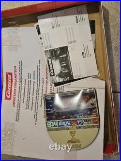 Disney Cars Slot Car Track Lightning McQueen And Chick RARE