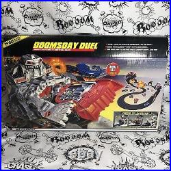 Doomsday Duel Slot Car set in box 1998 Cars Killdroid Robot Survival Race Track