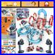 Dual-Player Slot Car Racing Track Set Electric Remote Control Cars, Magnetic O