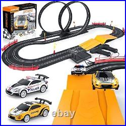 Electric High-Speed Slot Car Race Car Track Sets 2 143 Scale Slot Cars NEW