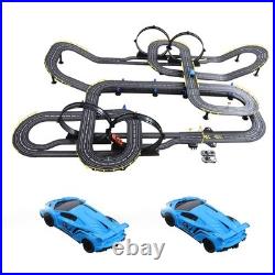 Electric Slot Car Race Track Set, Remote Control Track Car, High Speed, Ages 8-10