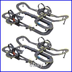 Electric Slot Car Race Track Set with 4 Cars, 7FT track, Gifts Toys for Kids