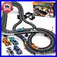 Electric Slot Car Race Track Sets Race Car Track Sets with 4 High-Speed Slot C