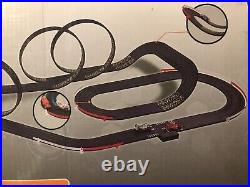 Electric Slot Car Track/Mega Quadruple Loop Layout-Approx 7ft X 4ft