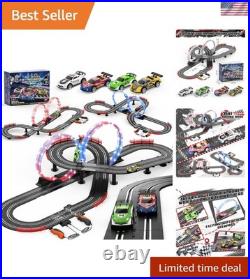 Exciting 3 IN 1 Slot Car Race Track with 4 High-Speed Cars Ideal Gift for Kids