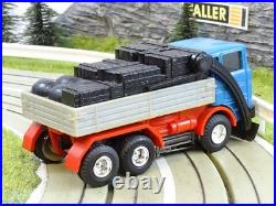 FALLER AMS MERCEDES TRUCK TRACK CLEANER blue NEAR MINT EXTREME HTF