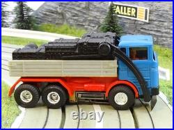 FALLER AMS MERCEDES TRUCK TRACK CLEANER blue NEAR MINT EXTREME HTF