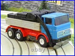 FALLER AMS MERCEDES TRUCK TRACK CLEANER blue NEAR MINT EXTREME HTF
