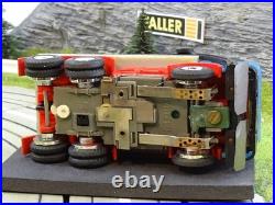 FALLER AMS MERCEDES TRUCK TRACK CLEANER blue NEAR MINT EXTREME HTF