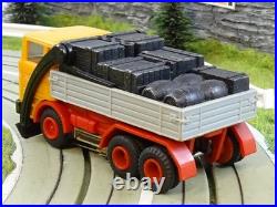 FALLER AMS MERCEDES TRUCK TRACK CLEANER orange NEW EXTREME HTF