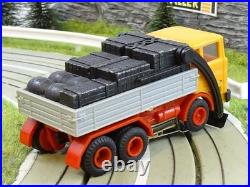 FALLER AMS MERCEDES TRUCK TRACK CLEANER orange NEW EXTREME HTF