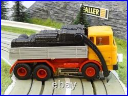 FALLER AMS MERCEDES TRUCK TRACK CLEANER orange NEW EXTREME HTF