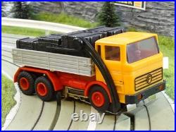 FALLER AMS MERCEDES TRUCK TRACK CLEANER orange NEW EXTREME HTF