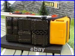 FALLER AMS MERCEDES TRUCK TRACK CLEANER orange NEW EXTREME HTF