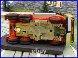 FALLER AMS MERCEDES TRUCK TRACK CLEANER orange NEW EXTREME HTF