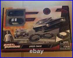 Fast & Furious Slot Car Racing Track Electric Police Car & Dodge Speed Chase NEW