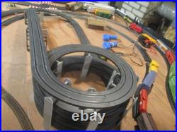 Galoob 1/87 Scale Micro Machine's Corkscrew Challenge Slot Car Track And 11 Cars