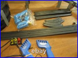 Galoob 1/87 Scale Micro Machine's Corkscrew Challenge Slot Car Track And 11 Cars