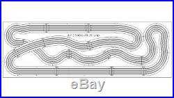 HO Routed Slot Car Track KIT 4 Lane 4'x12' Viper V1 AFX Tomy Tyco BSRT Wizzard