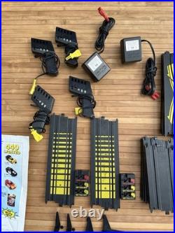 HUGE LOT OF TYCO Slot Car CURVE/STRAIGHT TRACK Controllers Power Supply Cars