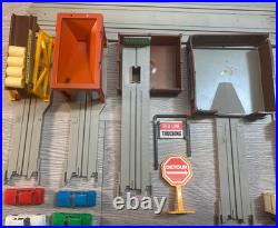 HUGE Tyco US-1 Electric Trucking Highway Buildings slot car track accessory lot