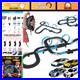 High-Speed Dual Track Slot Car Racing Set with 4 Vehicles, 2 Hand Controls & Lap
