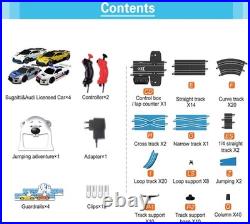 High Speed Series Dual Track Set, 8.4m Electric Track with 4 Vehicles Officia