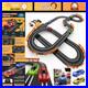 High-Speed Slot Car Race Track Set with 4 Cars, Electric/Battery, Dual Lap Count