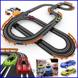 High-Speed Slot Car Race Track Set with 4 Cars, Electric/Battery, Dual Lap Count High-Speed Slot Car Race Track Set with 4 Cars, Electric/Battery, Dual Lap Count